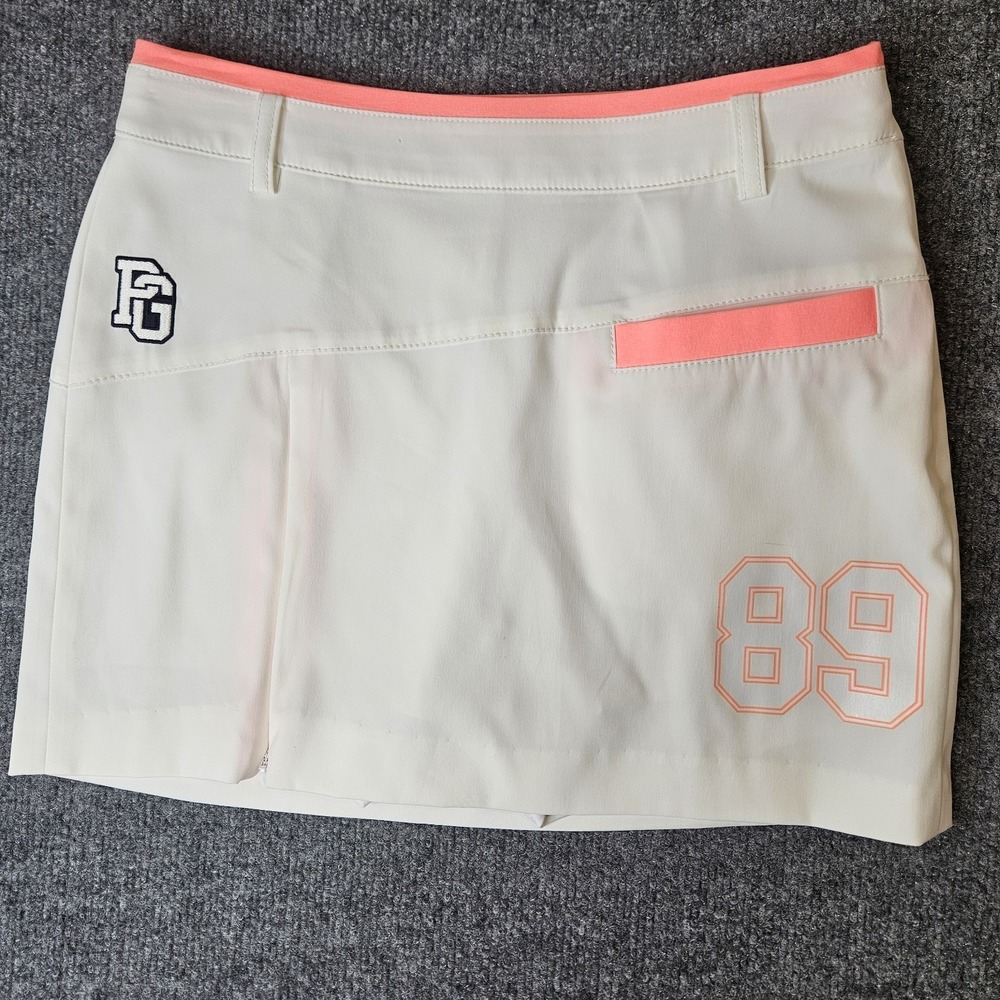 Pearly Gates Women's Made 4 Golf Skort Size 0 Athleisure Sporty White